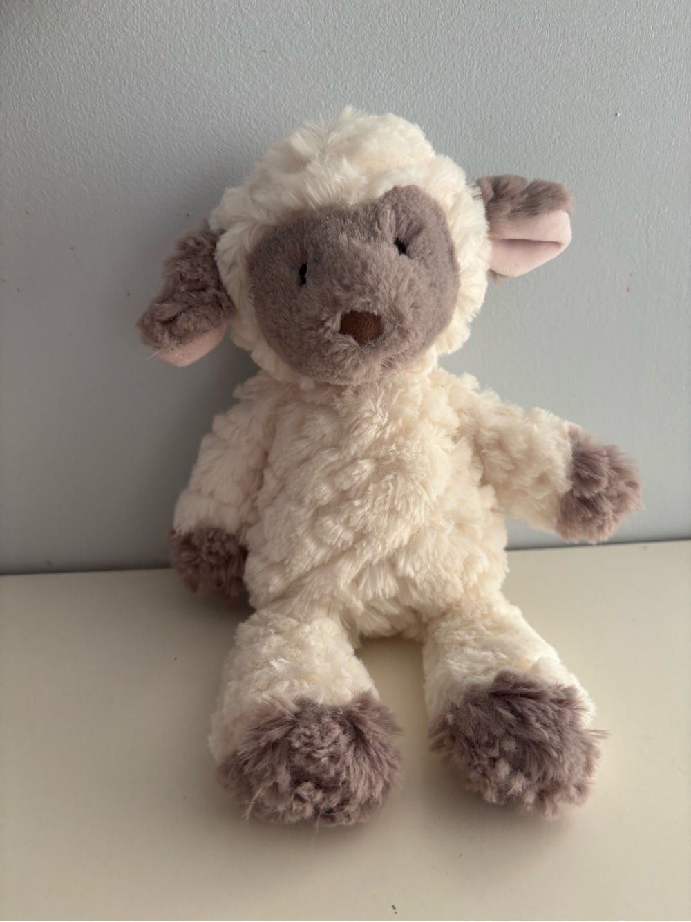Mary Meyer Plush Lamb - Soft Cream Fur